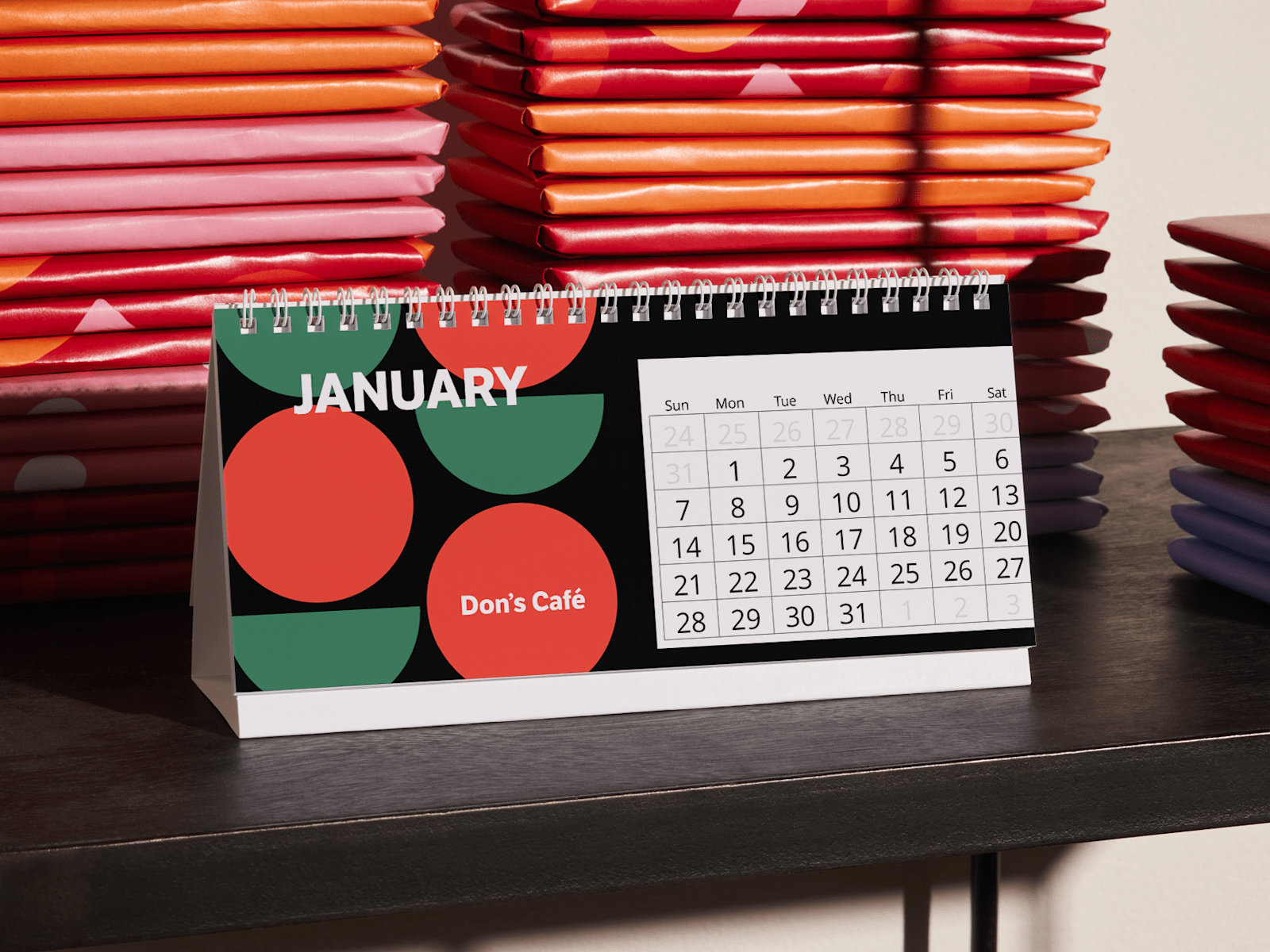 Desk Calendars 2024: Personalised desk calendars Vistaprint AU