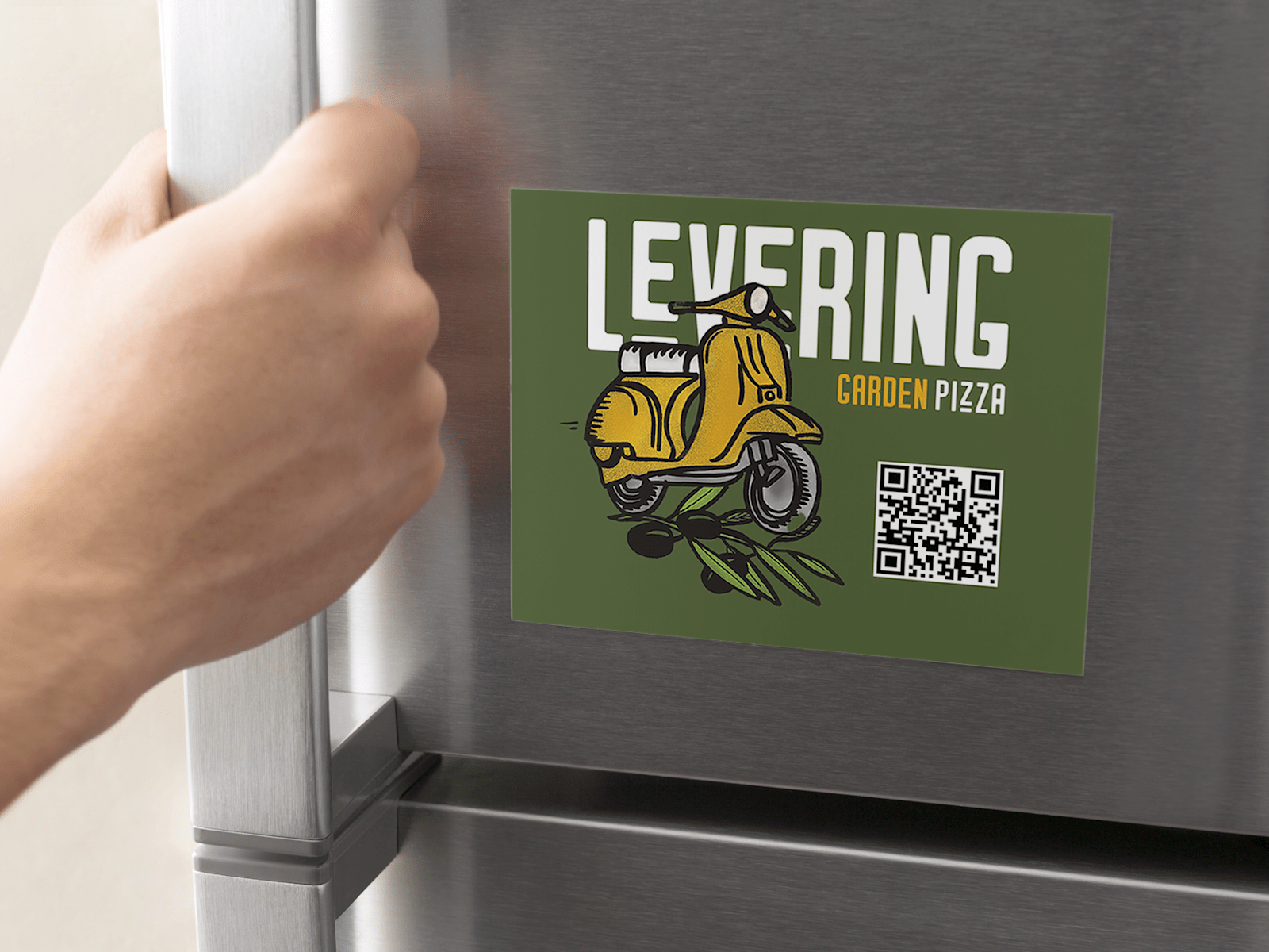 Magnetic postcard printing