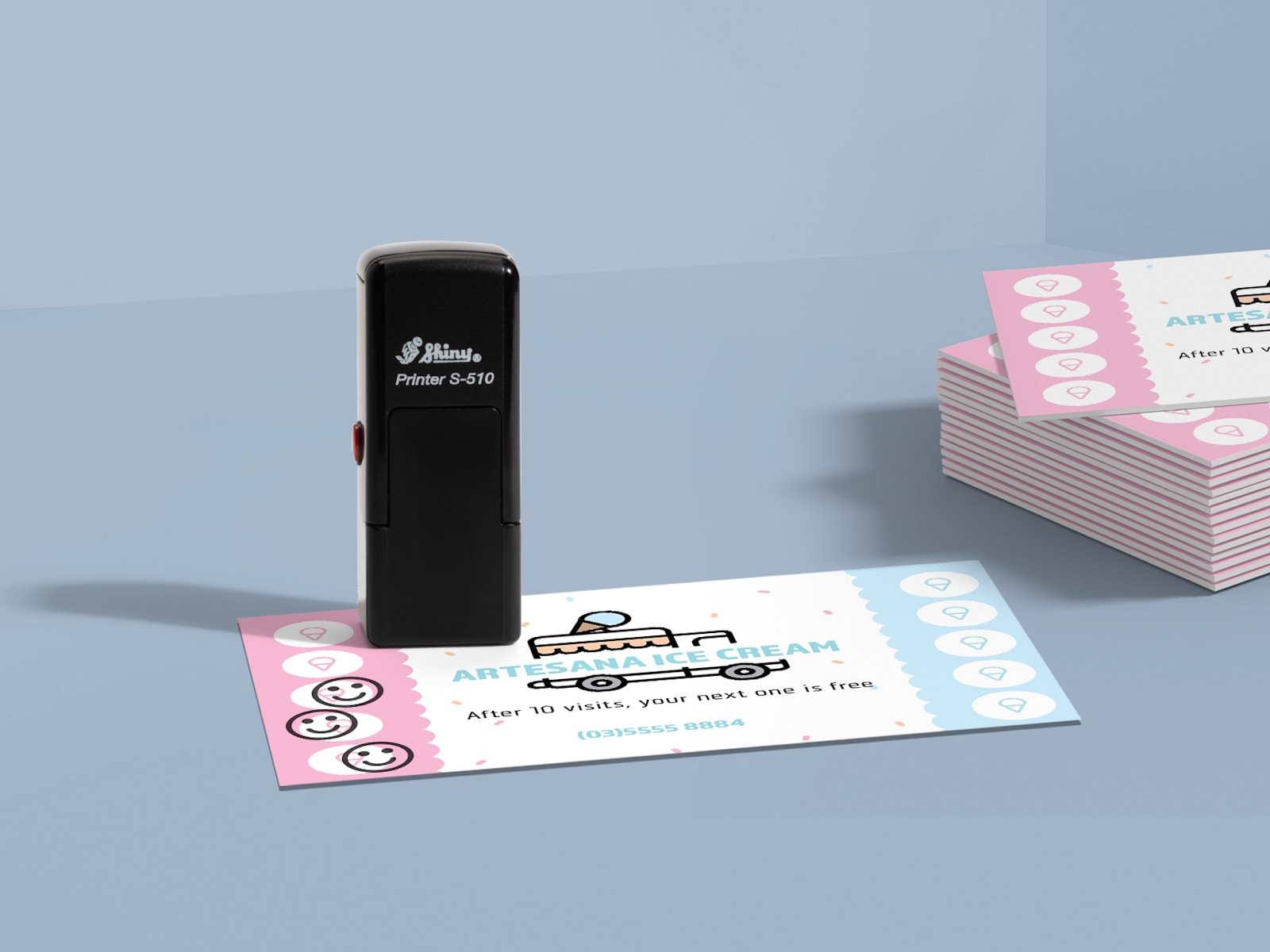 Custom Loyalty Card Stamps,Reward Card Stamps VistaPrint AU