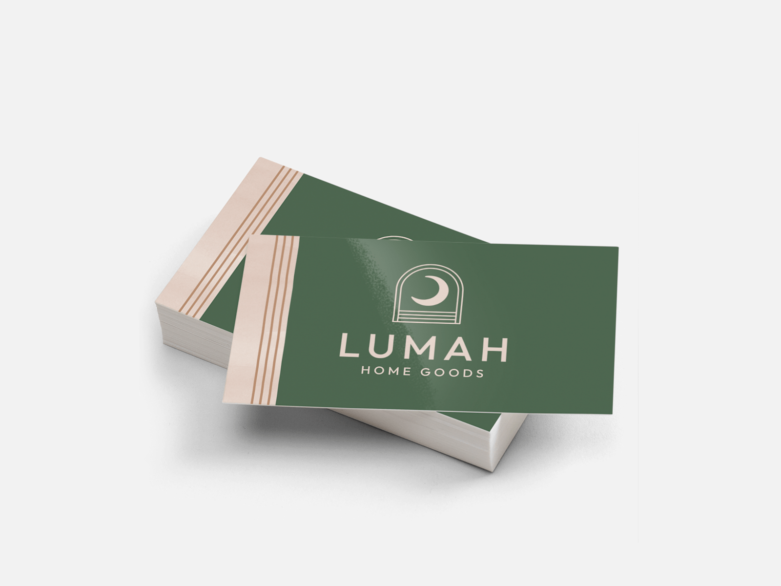 Gloss finish business cards