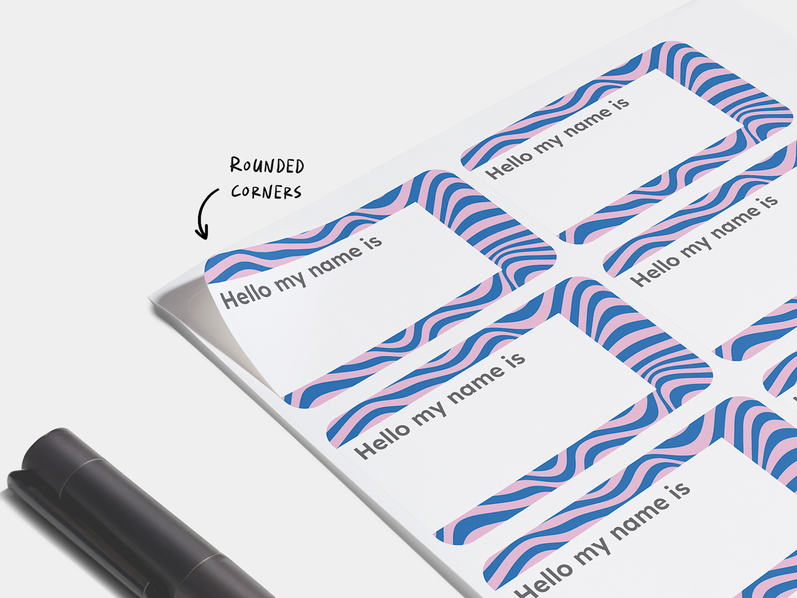 Name Tags Personalised Name Stickers Vistaprint AU