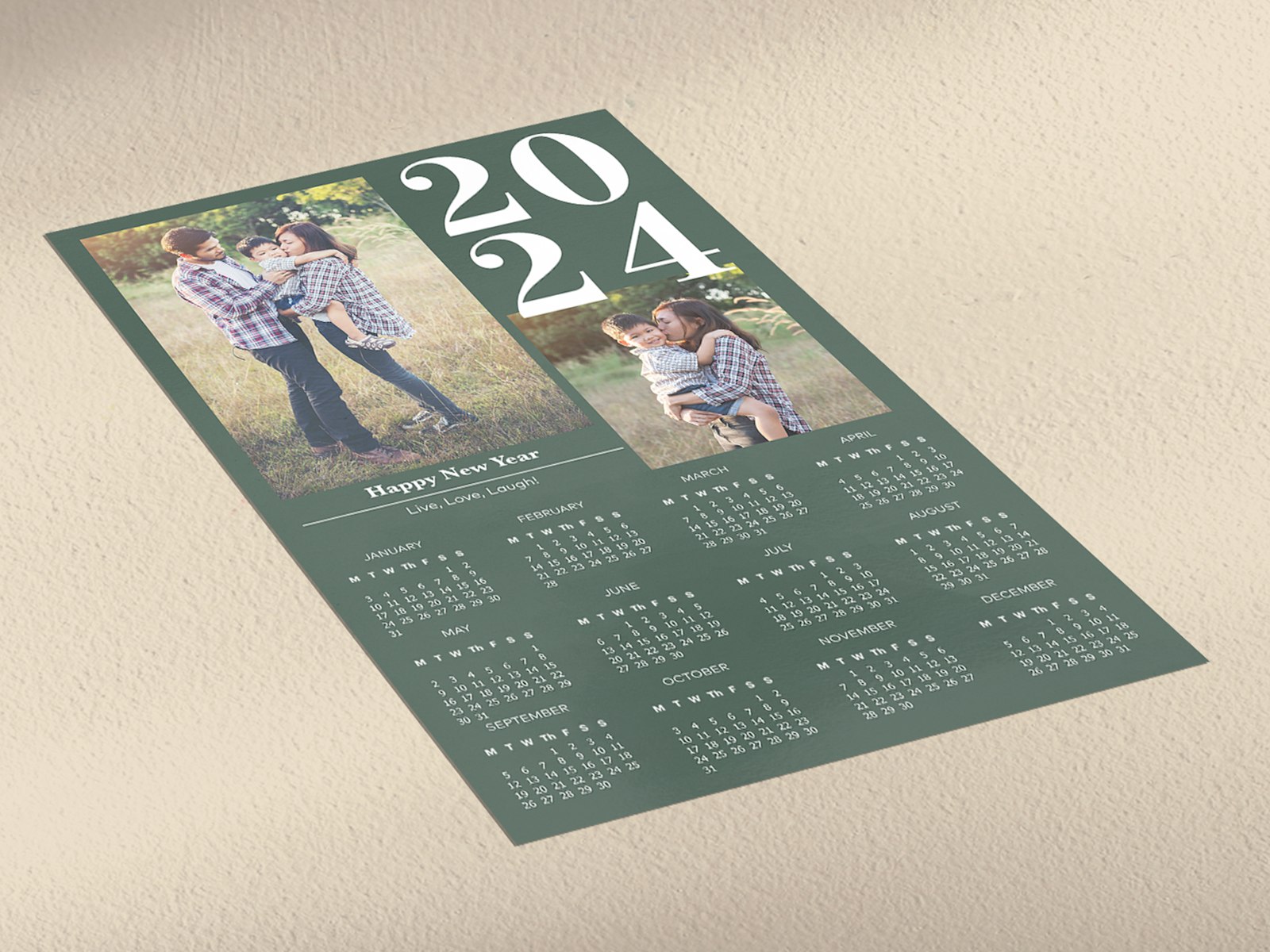 Poster Calendars 2024 Personalised Photo Poster Calendar Vistaprint NZ