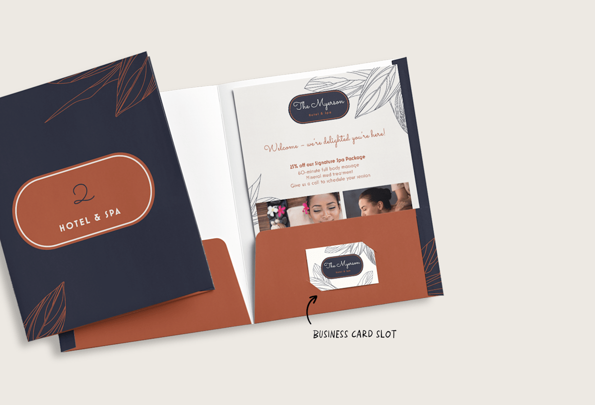 vistaprint presentation folders