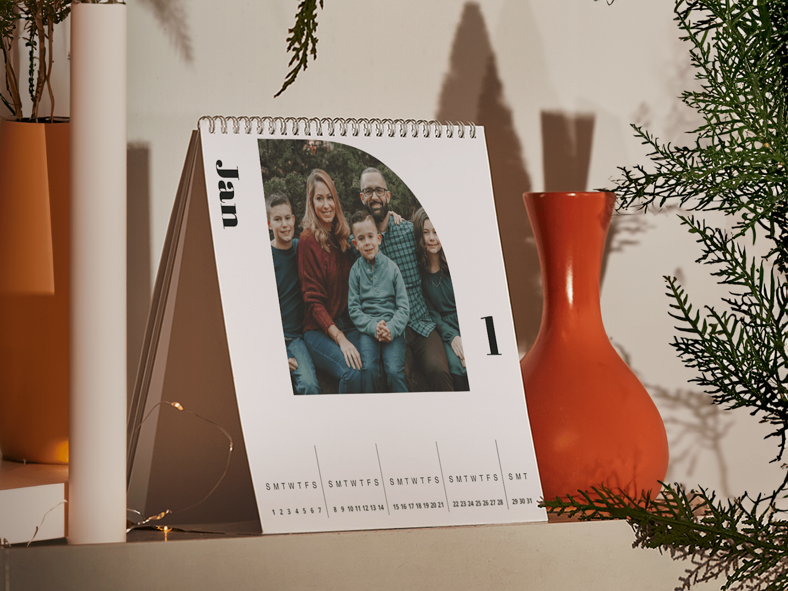 Desk Calendars 2024: Personalised desk calendars Vistaprint AU