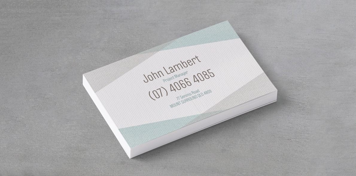 Larger version: Ridged business cards