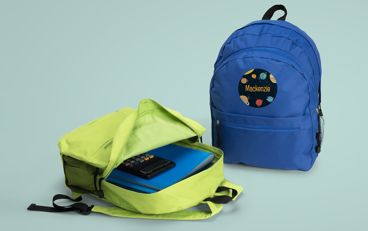 Personalised Kids Backpack School Bag VistaPrint Australia