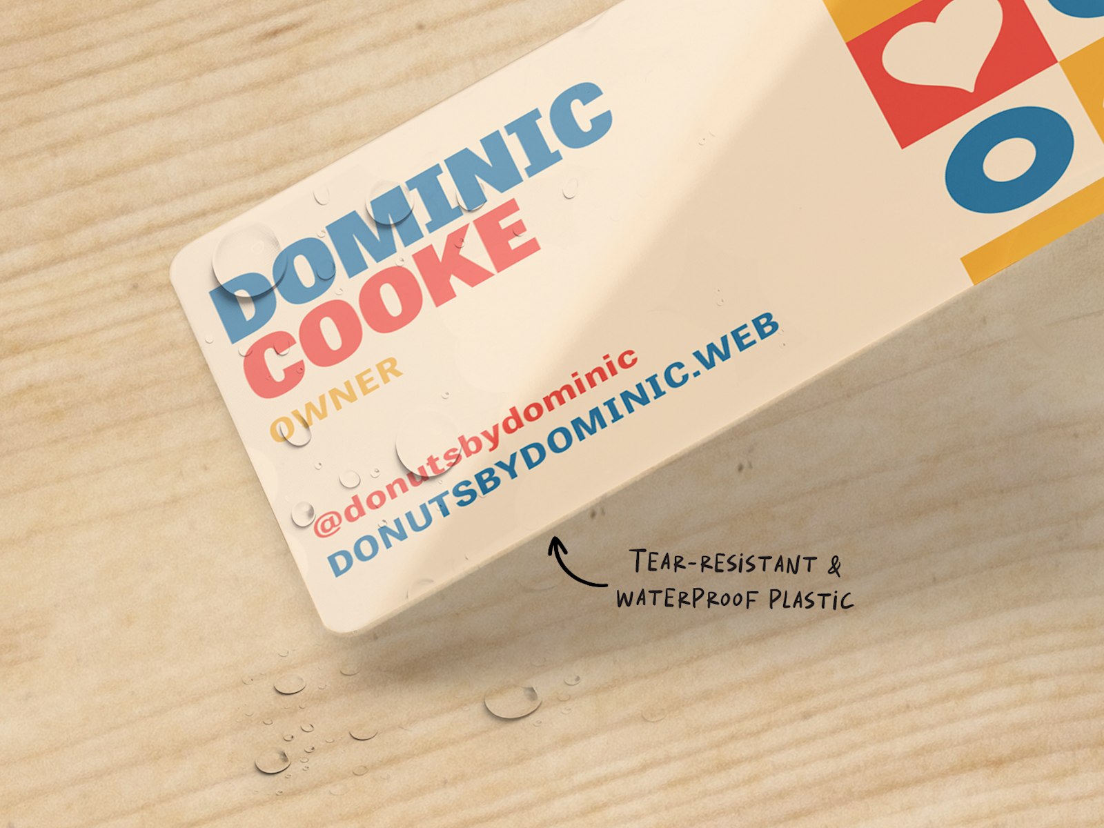 custom plastic business cards