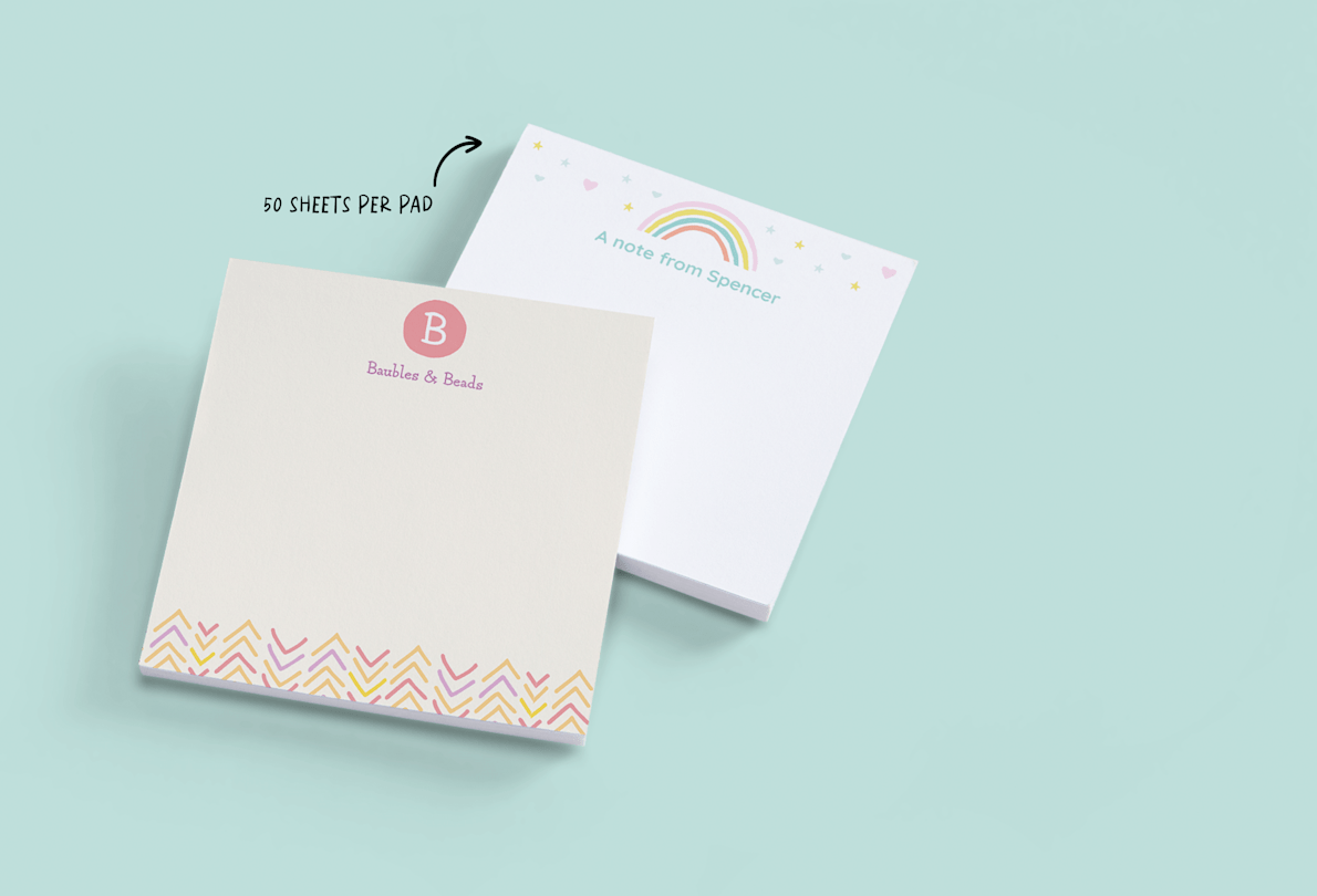 Printed post it notes deals