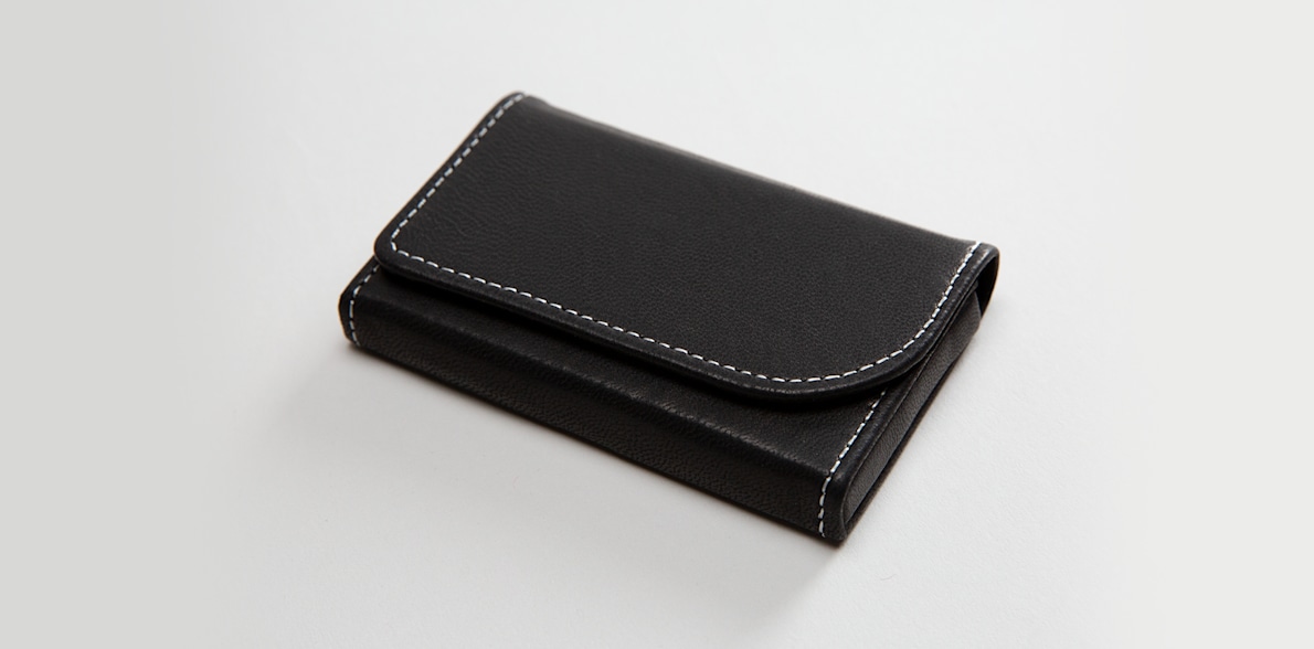 Leather business hot sale card case
