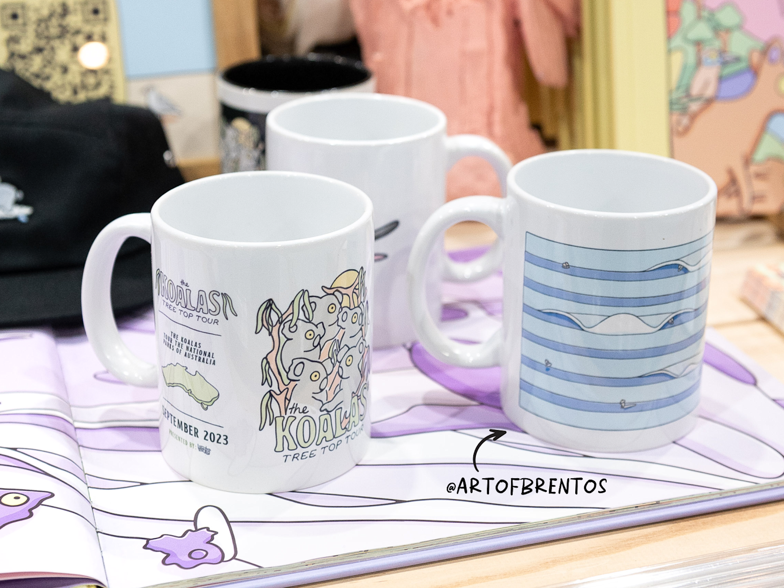 Larger version: Customised mugs