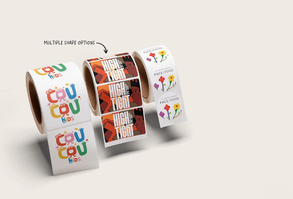 Roll Labels product labels & product sticker rolls Vistaprint SG