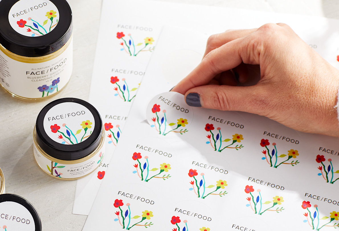 Sticker on sale print paper