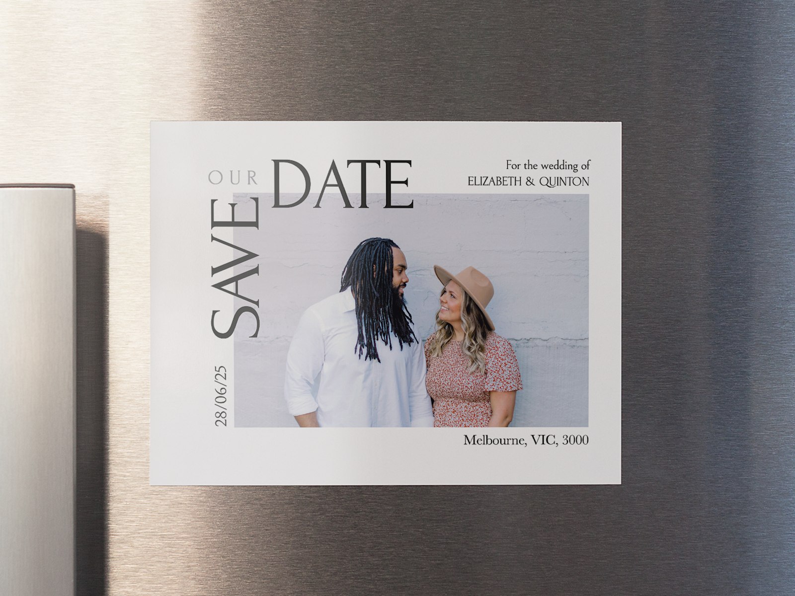 Larger version: save the date magnets