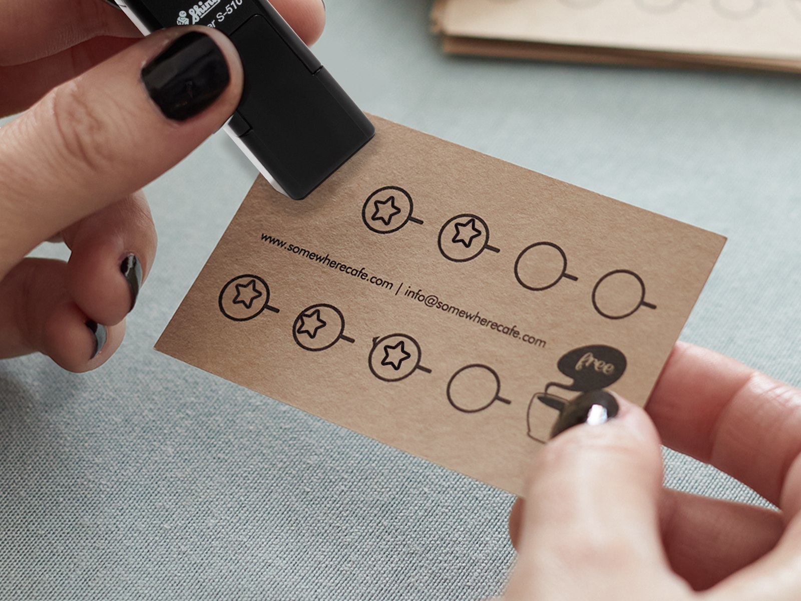 Custom Loyalty Card Stamps,Reward Card Stamps VistaPrint AU