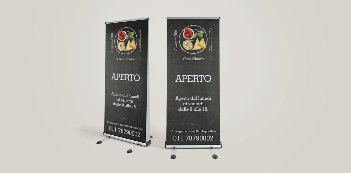 Roll-up da esterno