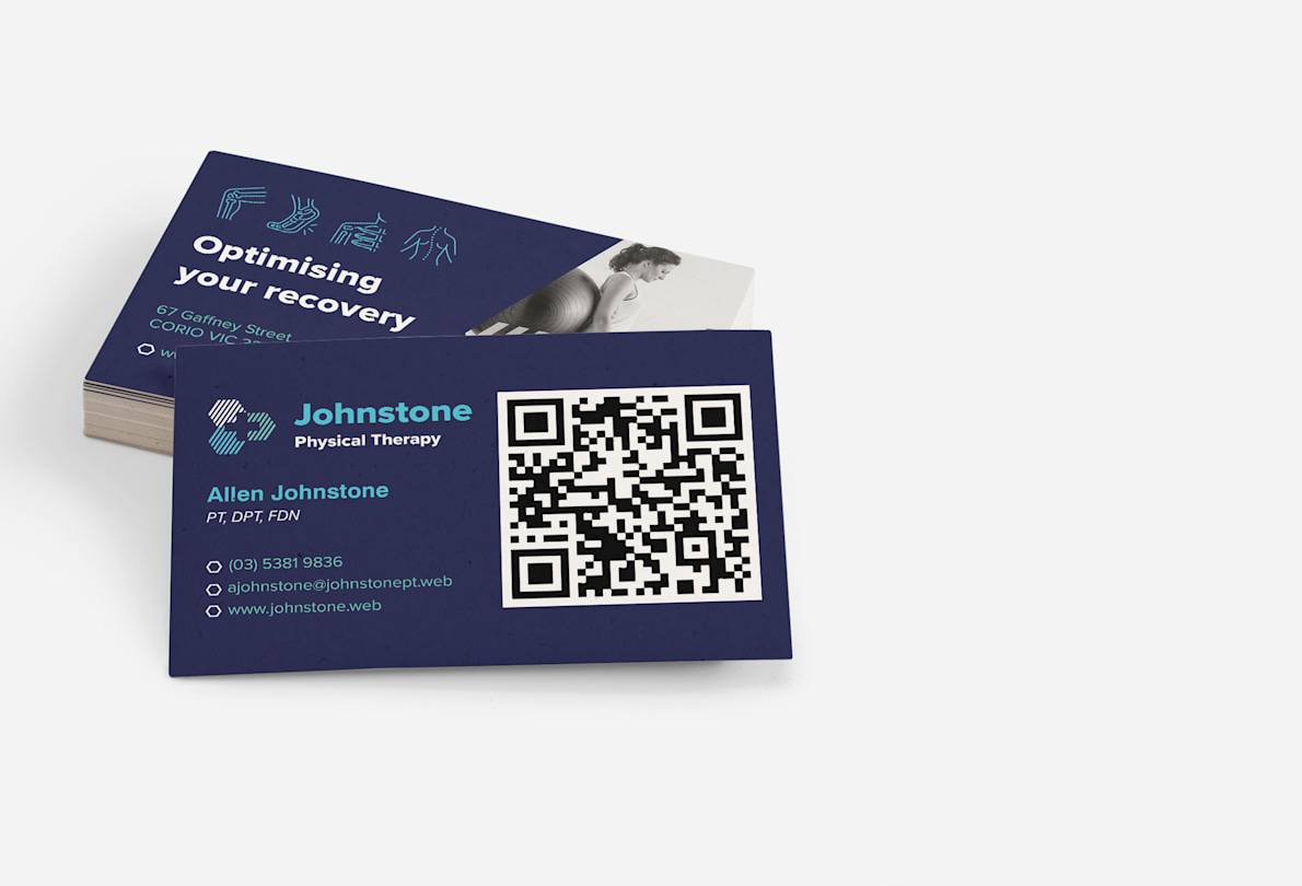 QR Code Business Cards Scannable Business Cards VistaPrint NZ