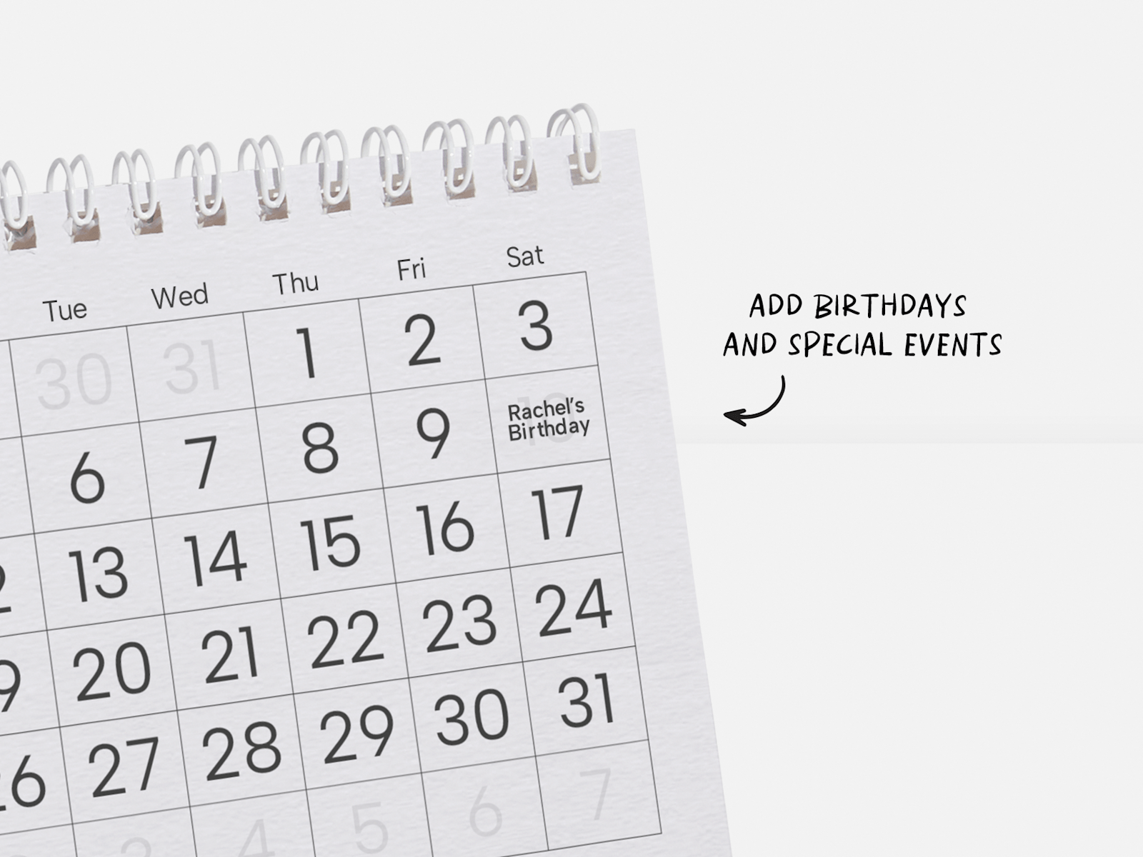 Desk Calendars 2024: Personalised desk calendars Vistaprint NZ