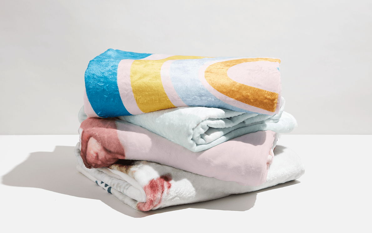 Photos on fleece blankets hot sale