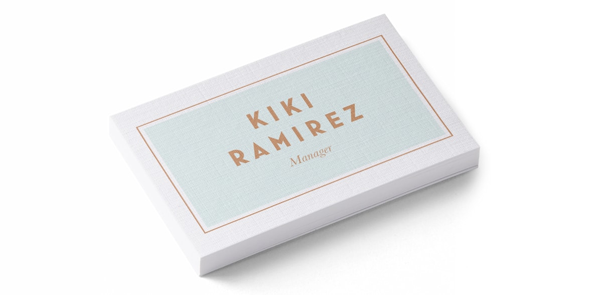 Linen Business Cards 3