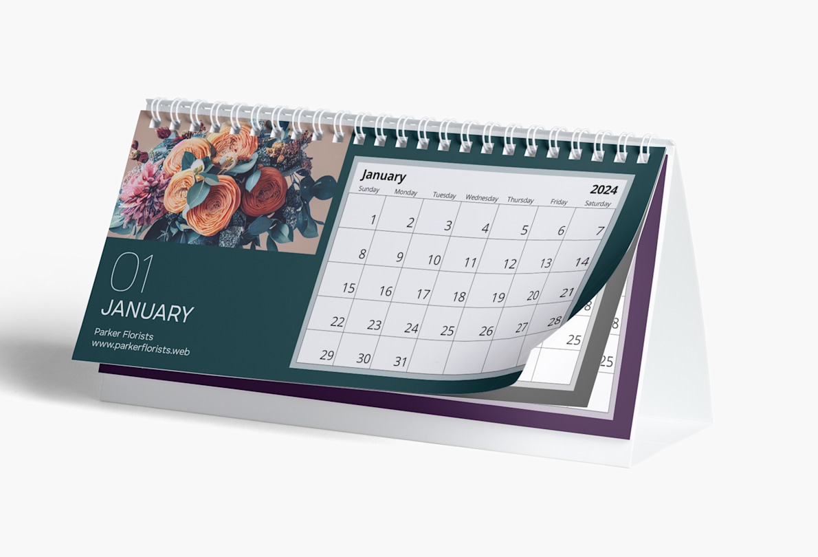 Desk Calendars 2025 Personalised desk calendars Vistaprint NZ
