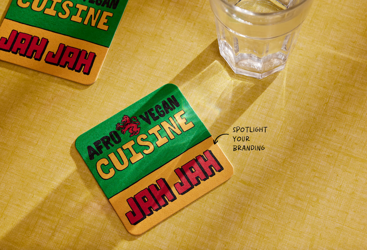 custom cardboard coasters