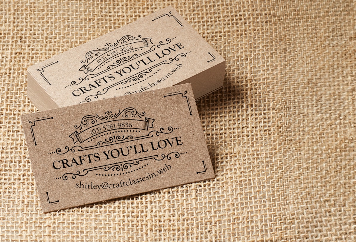 Kraft Business Cards 5