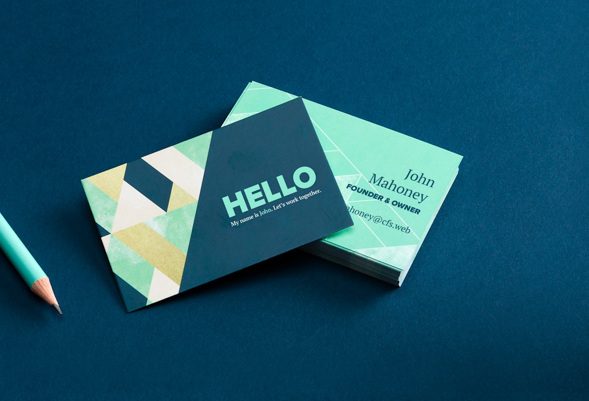 Larger version: Standard business card printing online