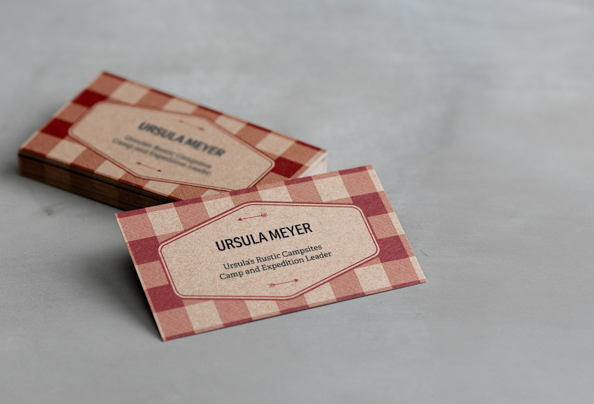 Kraft Business Cards Design & Printing VistaPrint NZ