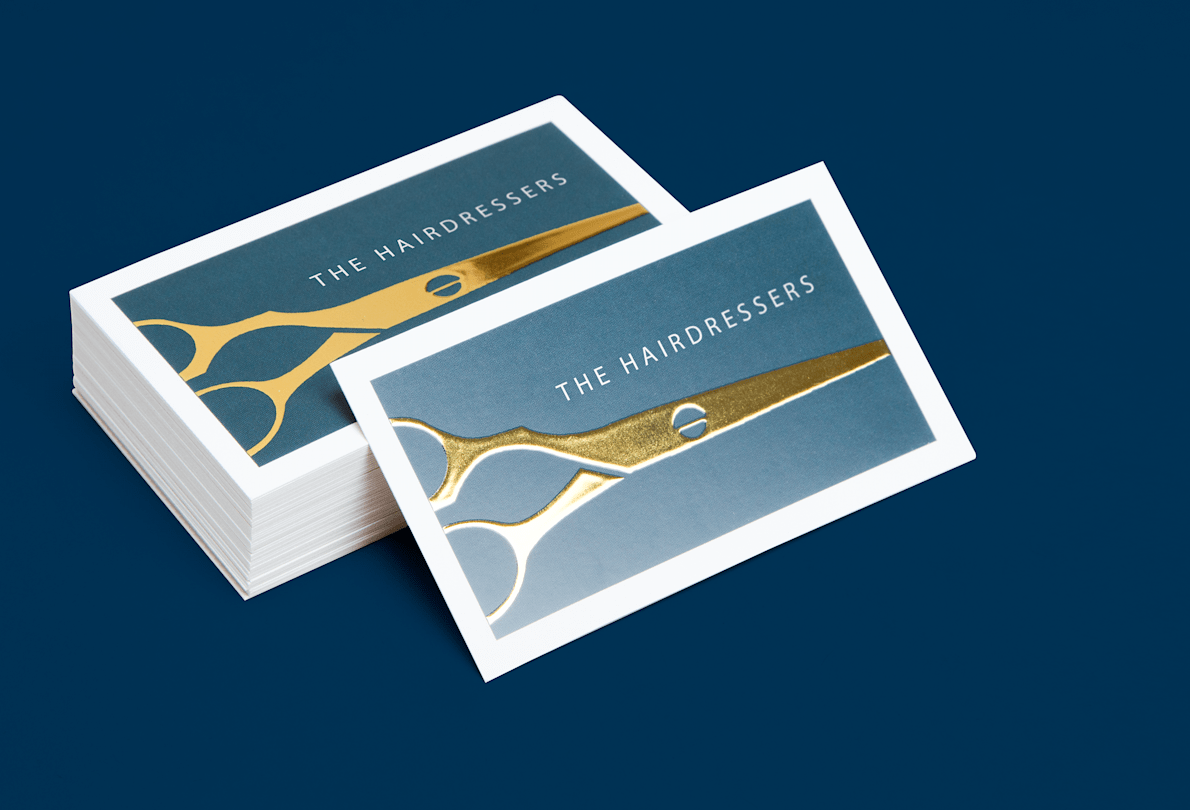 Gold foil 2025 business cards