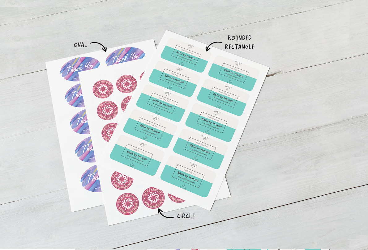 Custom Sticker Sheets printing VistaPrint AU