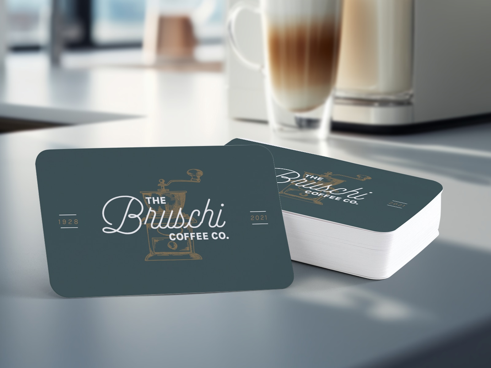 Rounded business cards