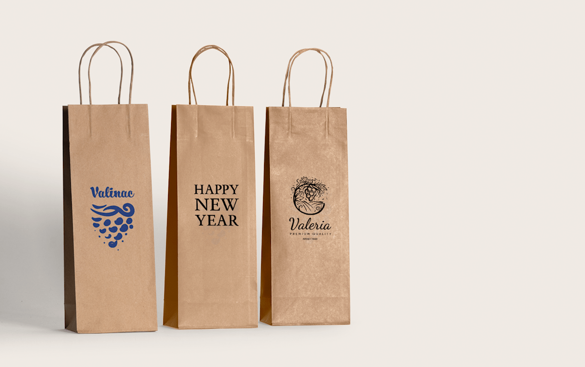 Custom Wine Bottle Bags VistaPrint AU