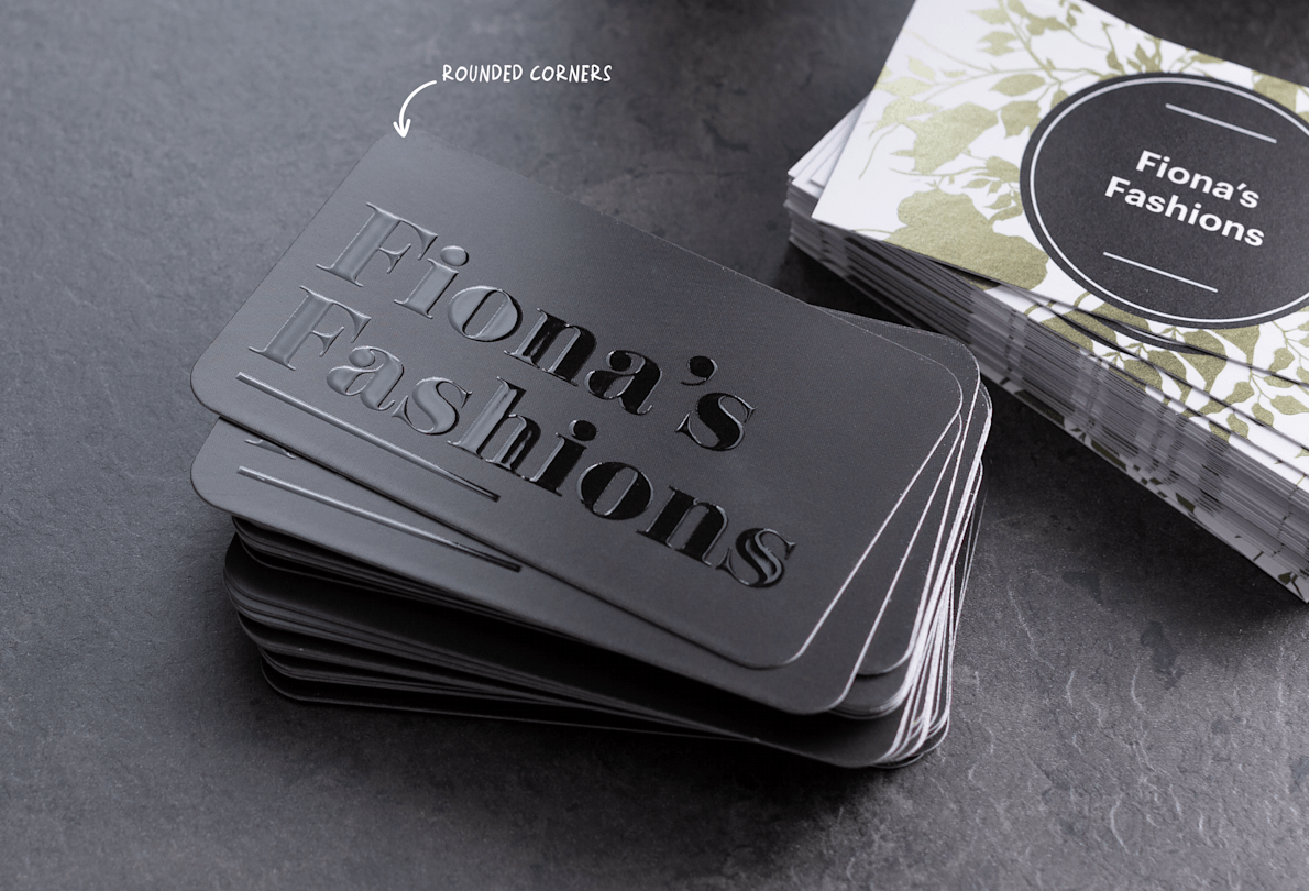 Raised Print Business Cards