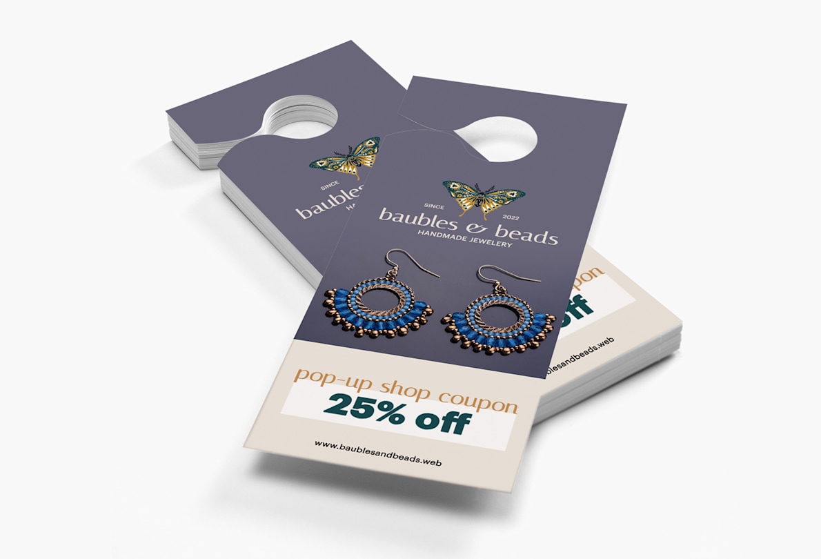 Custom Door Hanger Printing VistaPrint SG