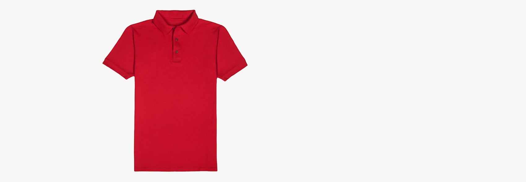 white polo shirt on