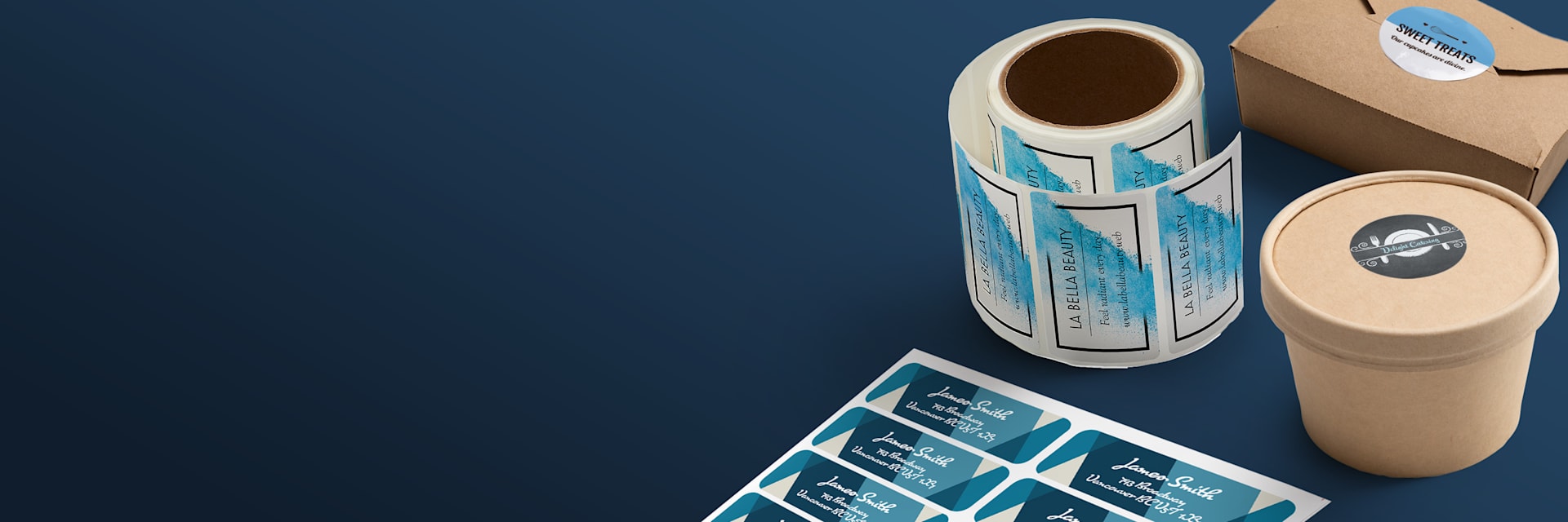 Custom Labels Canada, Labels Printing VistaPrint CA