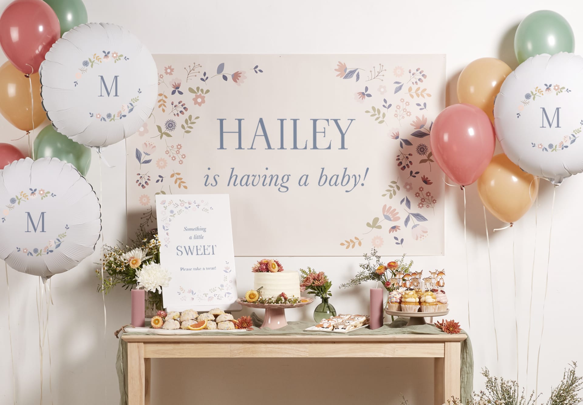 Baby shower new arrivals announcement cards