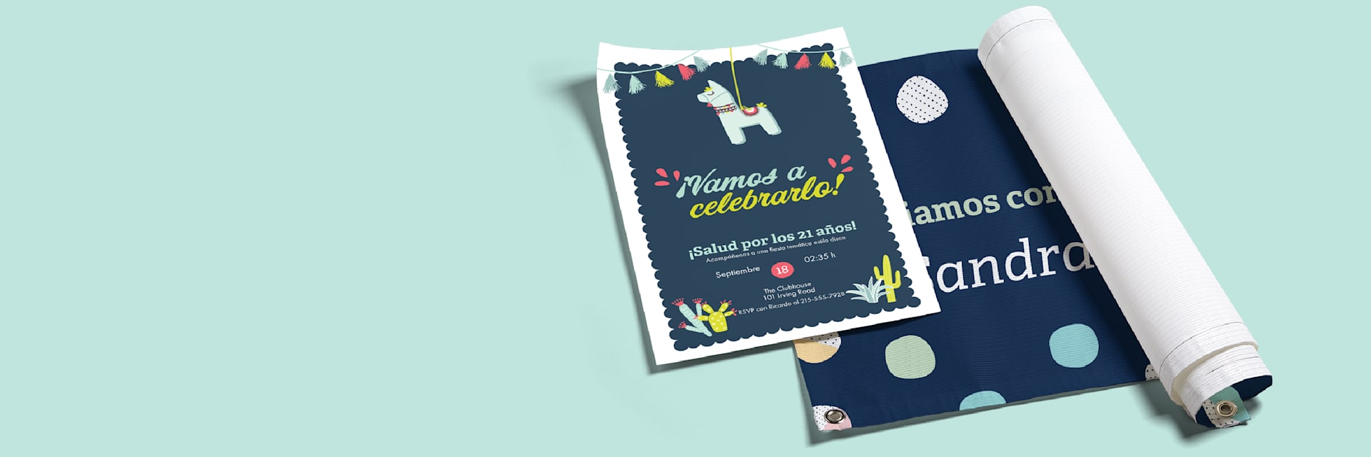 Lona Personalizada Fiesta Cualquier Tema ¡envío Gratis!