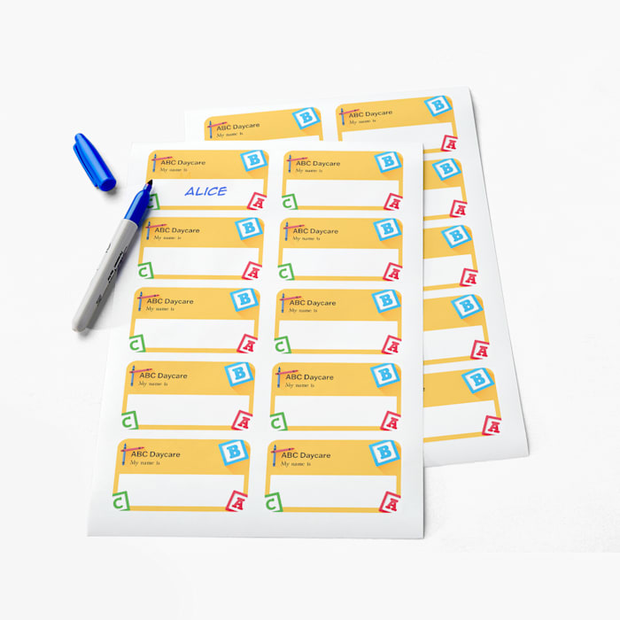 Print Your Own Name Tags Custom Name Badge 70x30mm Badge Print