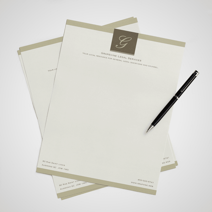 Vistaprint Letterheads Business Letterhead Format