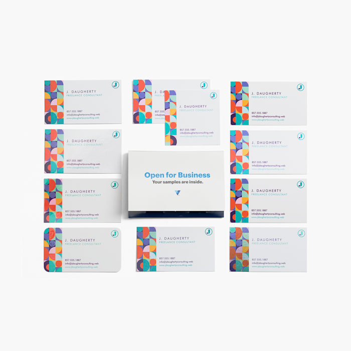 Free Business Cards Sample Kit | Vistaprint