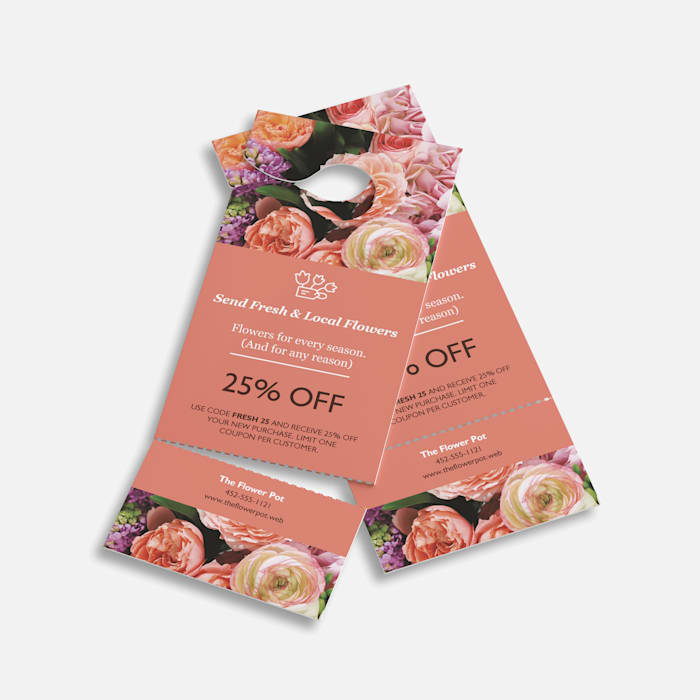 Custom Door Hangers, Door Hanger Printing | VistaPrint