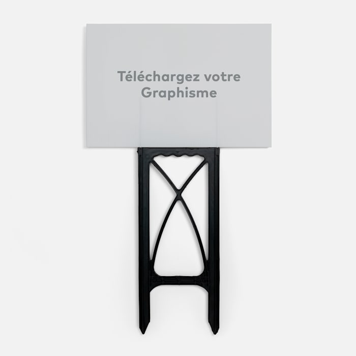 2 Supports à Pancartes En Acier Inoxydable - Tiges Robustes Pour événements, Rallyes, Sport - Porte-panneaux à Main - 10