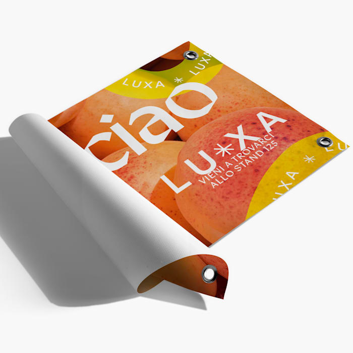 Striscioni In PVC Personalizzati: Soluzione Di Comunicazione Materiale PVC SPALMATO 510 Gr. - Dimensione 300x100 Cm. - Accessori Con Occhielli E Rinforzo Perimetrale - Foto 2