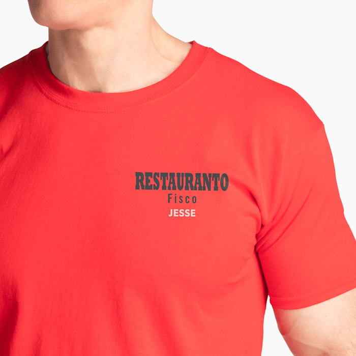 Bedrukte T shirts met korte mouwen VistaPrint