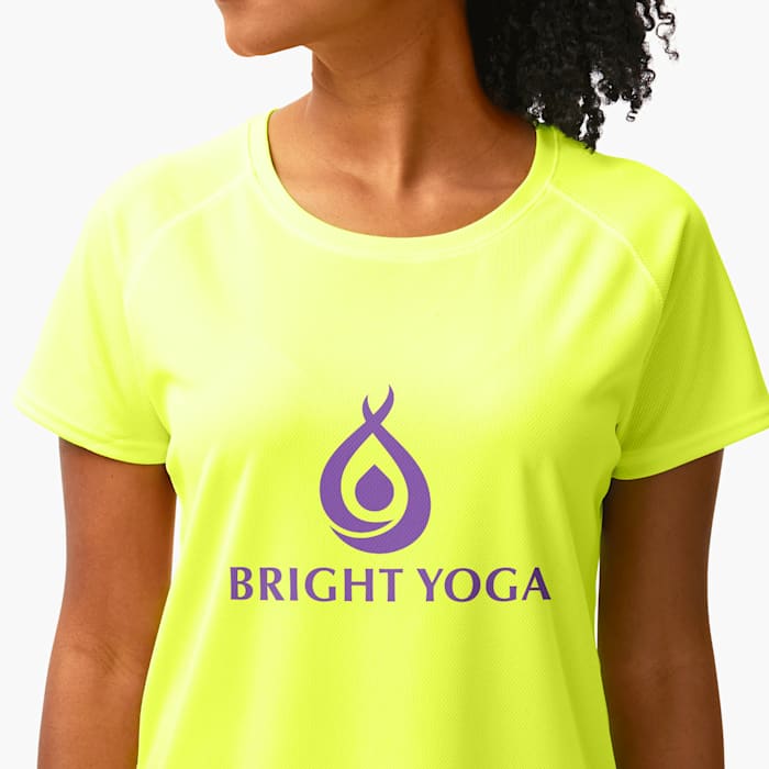 Bedrukte basic sport T shirts voor dames VistaPrint