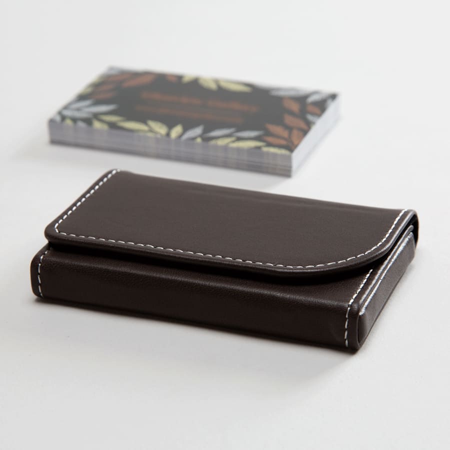 The Dunedin Personalized Leather Card Holder