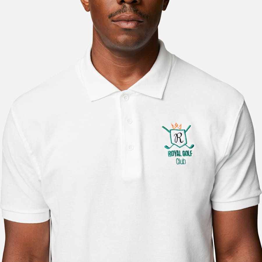 Vistaprint Customised Fruit of The Loom Polo Shirt | Industry Designs | No Minimum Quantity