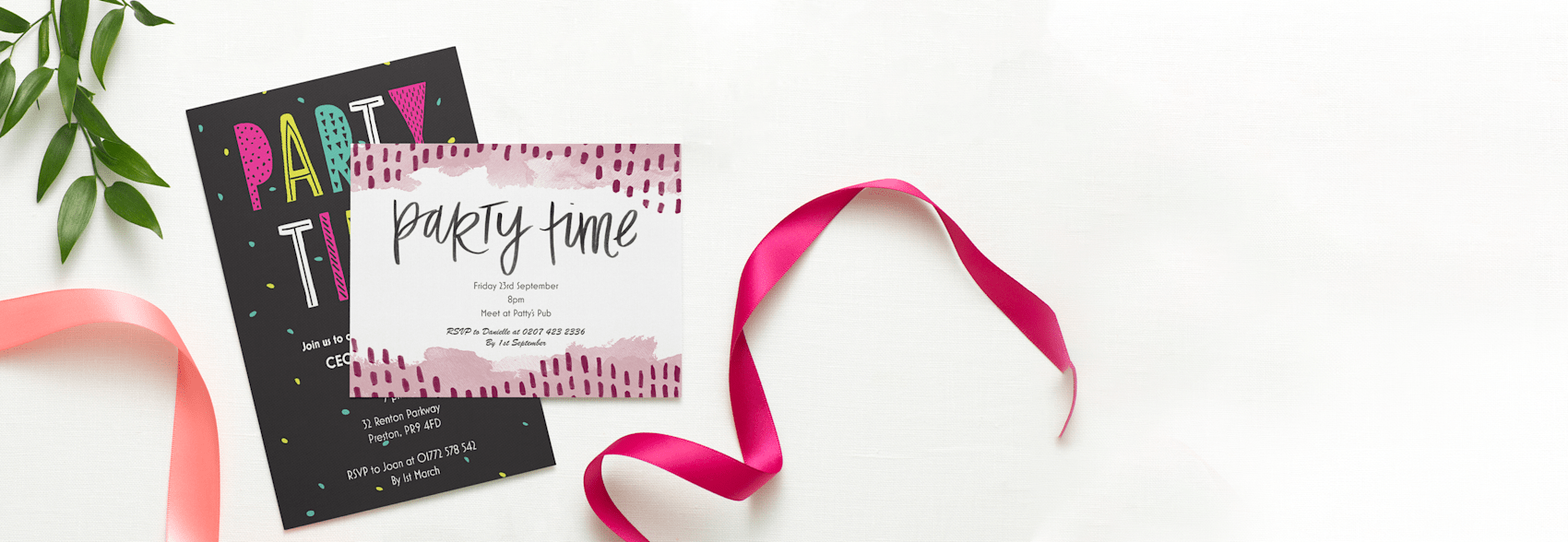 Custom Invitations Create Your Personalised Invitation Vistaprint