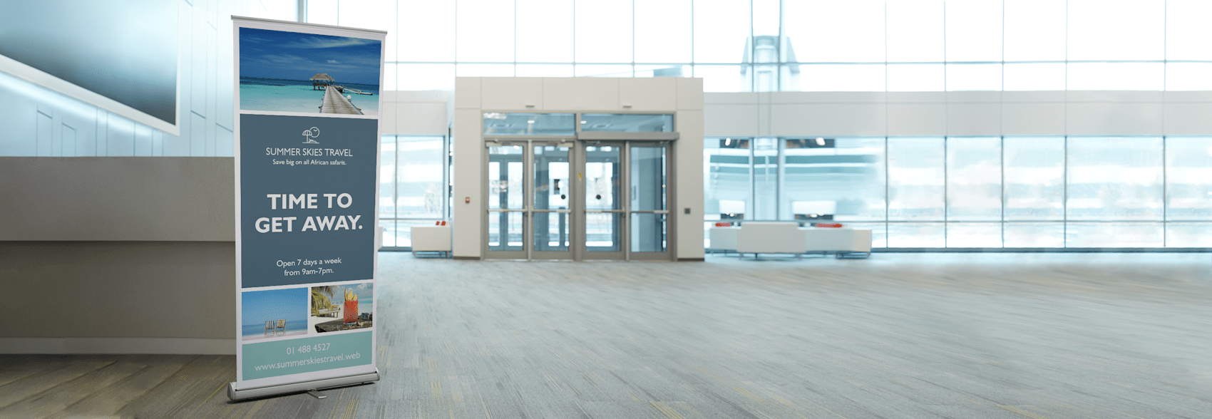 Pull Up Banners, Banner Stands & Pop Up Banner Printing Vistaprint